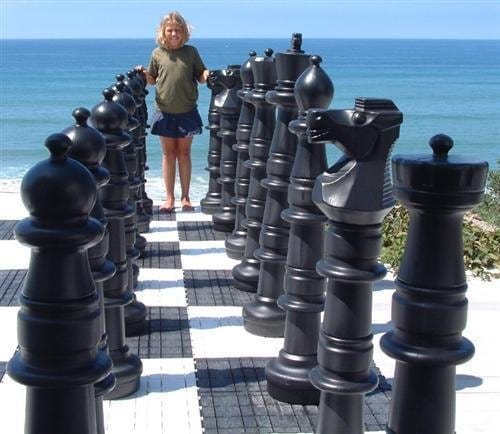 49 Inch Plastic Giant Chess Set | Giant Outdoor Chess | | GiantChessUSA