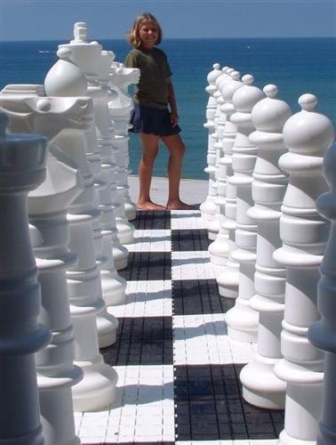 49 Inch Plastic Giant Chess Set | Giant Outdoor Chess | | GiantChessUSA