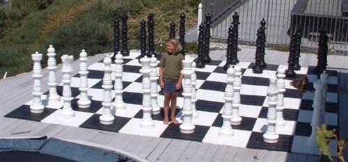 49 Inch Plastic Giant Chess Set | Giant Outdoor Chess | Default Title | GiantChessUSA