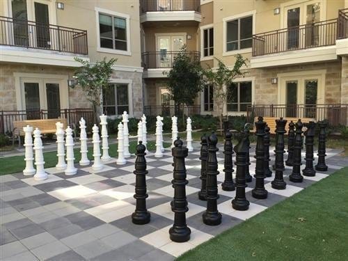 49 Inch Plastic Giant Chess Set | Giant Outdoor Chess | | GiantChessUSA