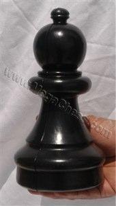 MegaChess 8 Inch Dark Plastic Pawn Giant Chess Piece |  | GiantChessUSA