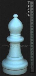MegaChess 21 Inch Light Plastic Bishop Giant Chess Piece |  | GiantChessUSA
