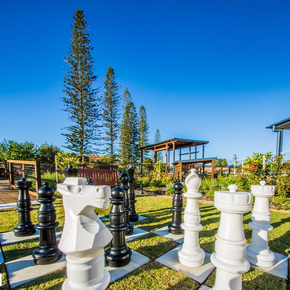 37 Inch Plastic Giant Chess Set | MegaChess | | GiantChessUSA