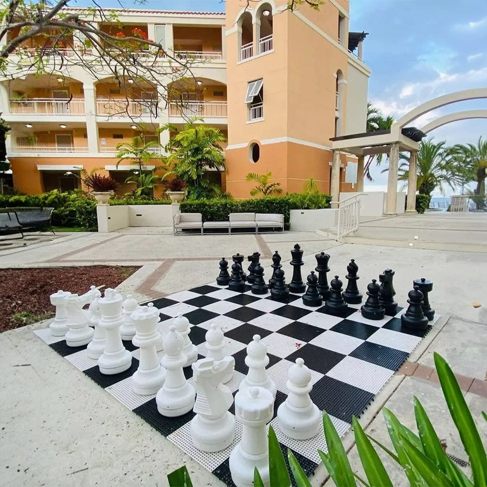 25 Inch Plastic Giant Chess Set | MegaChess | | GiantChessUSA