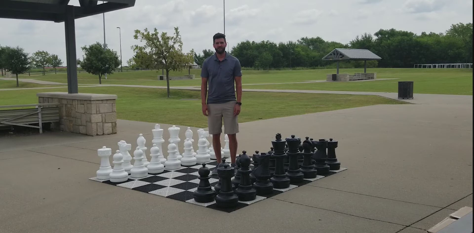 25 Inch Plastic Giant Chess Set | MegaChess | | GiantChessUSA