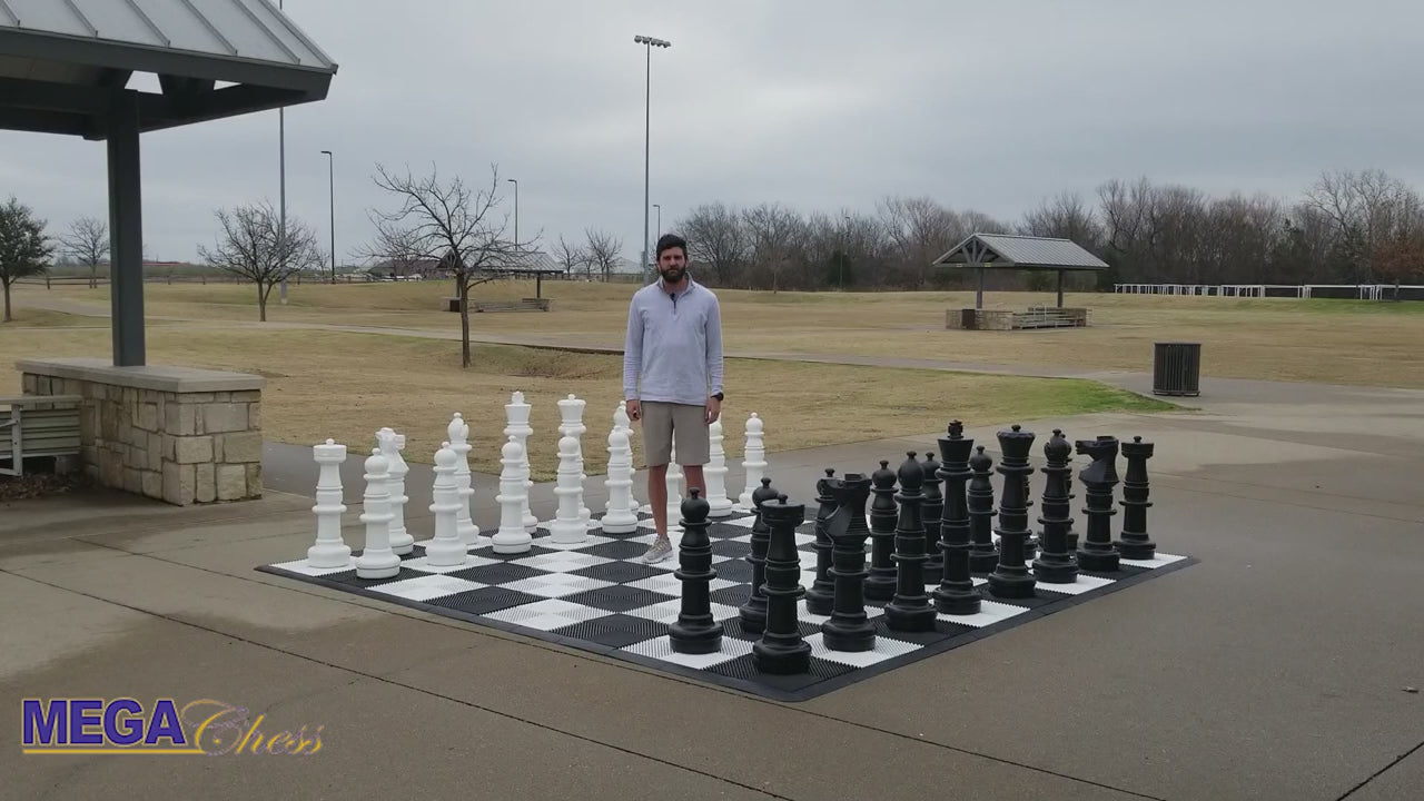37 Inch Plastic Giant Chess Set | MegaChess | | GiantChessUSA