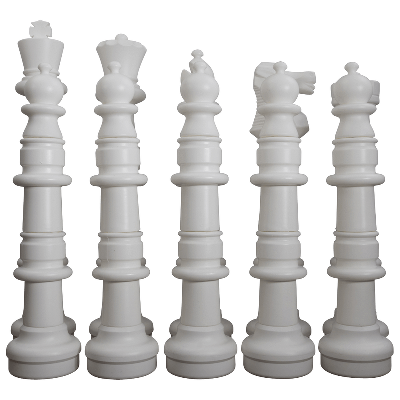 MegaChess 49" Chess Set - White Side Only |  | GiantChessUSA