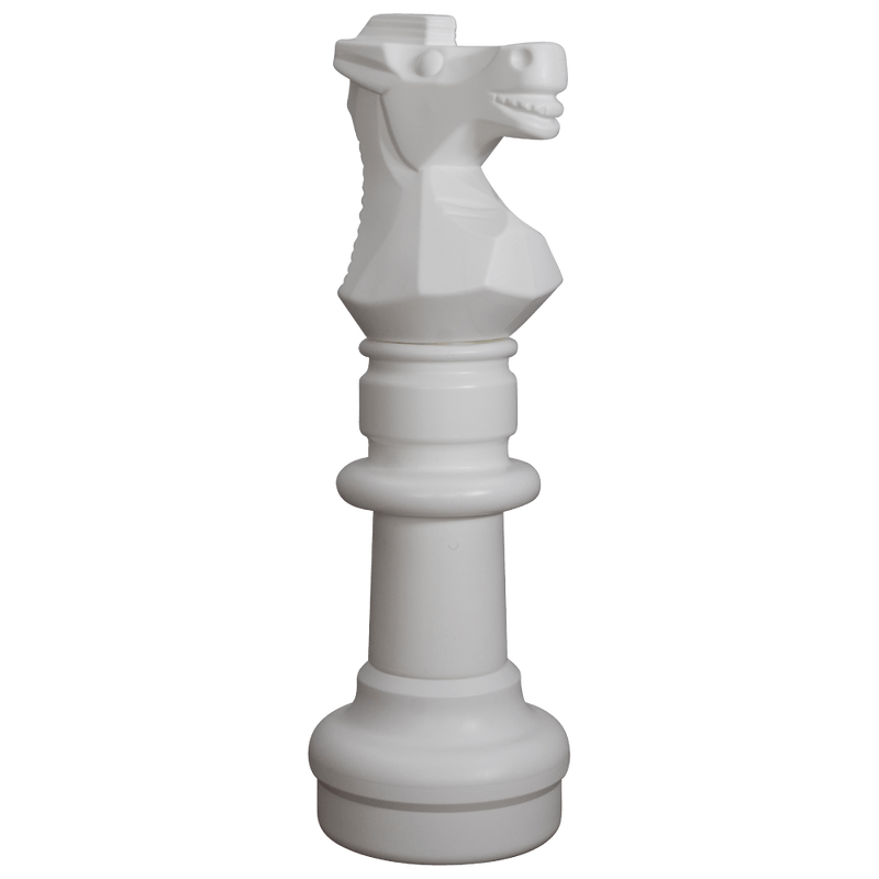 MegaChess 30 Inch White Plastic Knight Giant Chess Piece |  | GiantChessUSA
