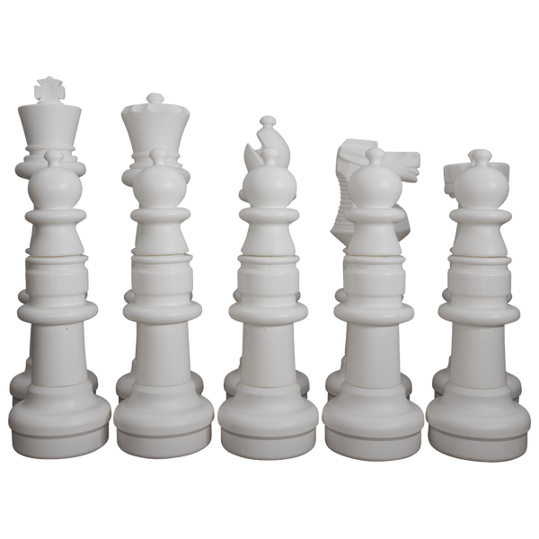 MegaChess 37" Chess Set - White Side Only |  | GiantChessUSA