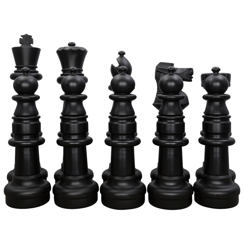 MegaChess 37" Chess Set - Black Side Only |  | GiantChessUSA