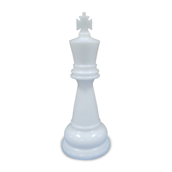 MegaChess 26 Inch White Premium Plastic King Giant Chess Piece |  | GiantChessUSA