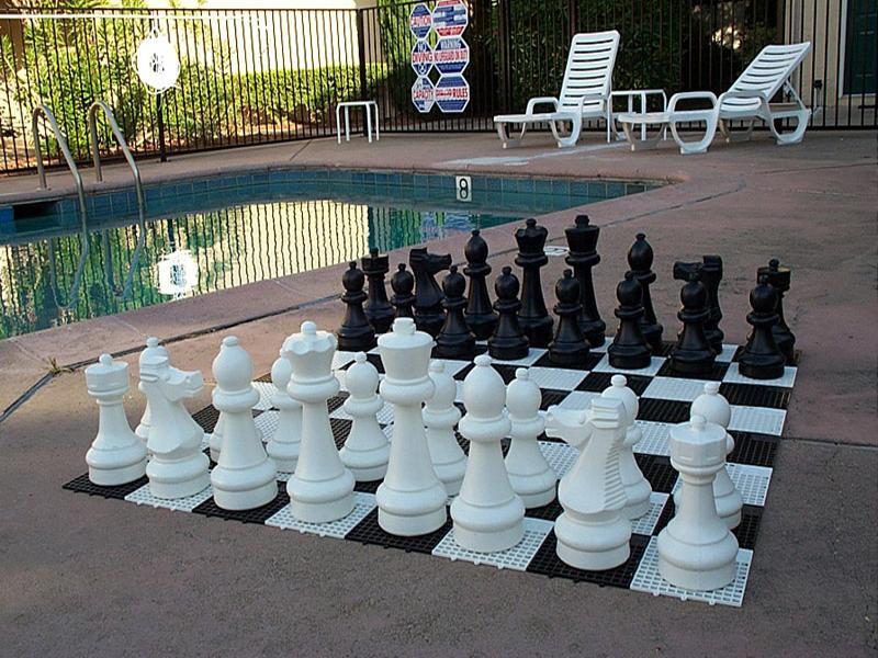 The Original MegaChess 25 Inch Plastic Giant Chess Set |  | GiantChessUSA