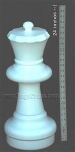 MegaChess 23 Inch Light Plastic Queen Giant Chess Piece |  | GiantChessUSA