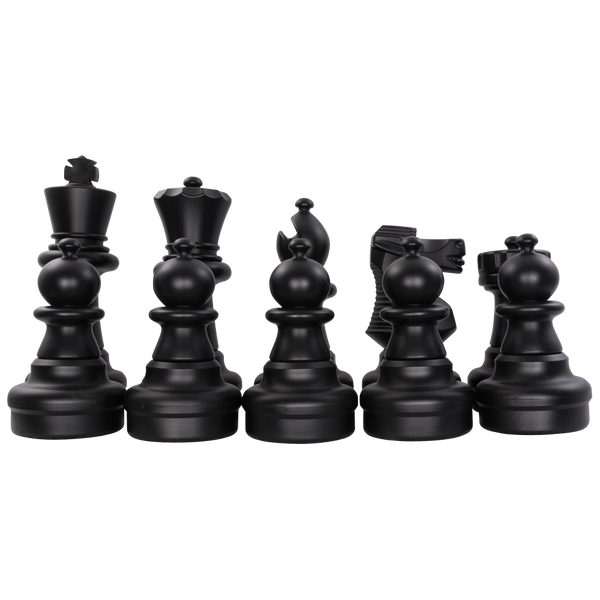 MegaChess 25" Chess Set - Black Side Only |  | GiantChessUSA