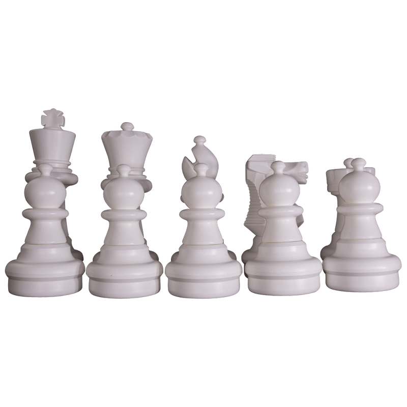 MegaChess 25" Chess Set - White Side Only |  | GiantChessUSA