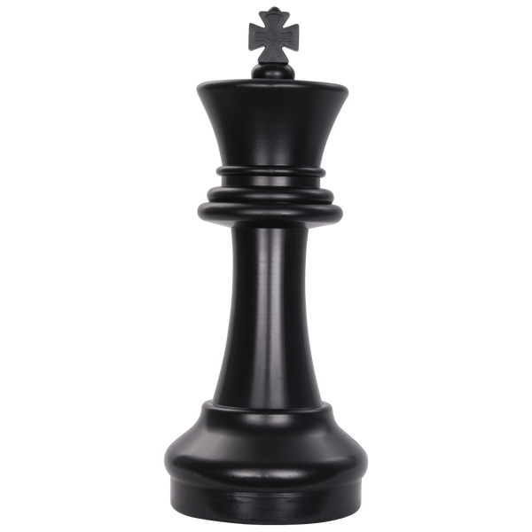 MegaChess 16 Inch Dark Plastic King Giant Chess Piece |  | GiantChessUSA
