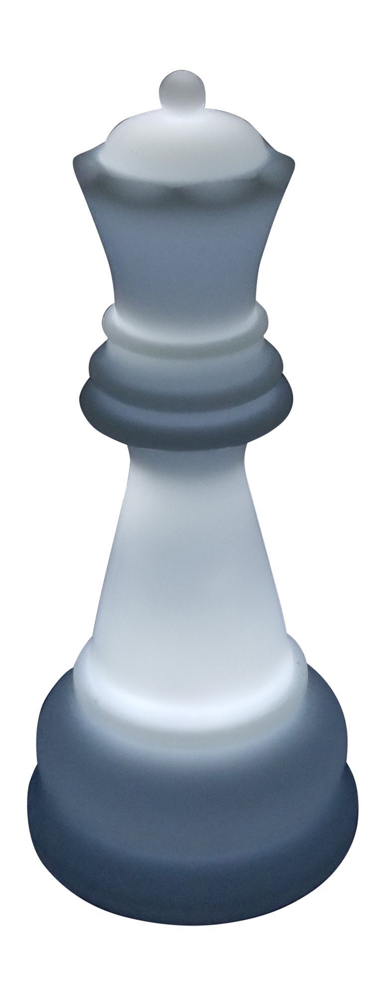 MegaChess 31 Inch Premium Plastic Queen Light-Up Giant Chess Piece - White | Default Title | GiantChessUSA