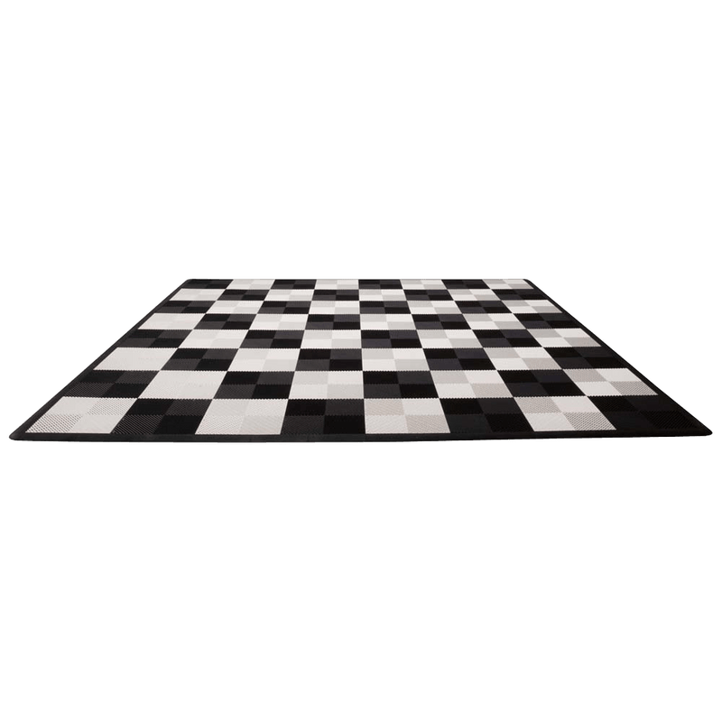 MegaChess Hard Plastic Giant Chess Board With 18 Inch Squares 12' x 12' Available ADA Compliant Safety Edge Ramps |  | GiantChessUSA