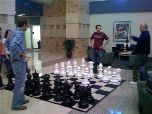 25 Inch Giant Plastic Chess Set with Nylon Mat | MegaChess | Default Title | GiantChessUSA