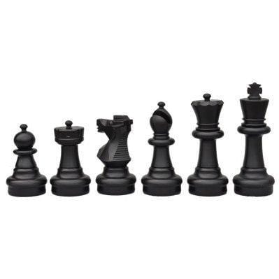 25 Inch Giant Plastic Chess Set with Nylon Mat | MegaChess | | GiantChessUSA